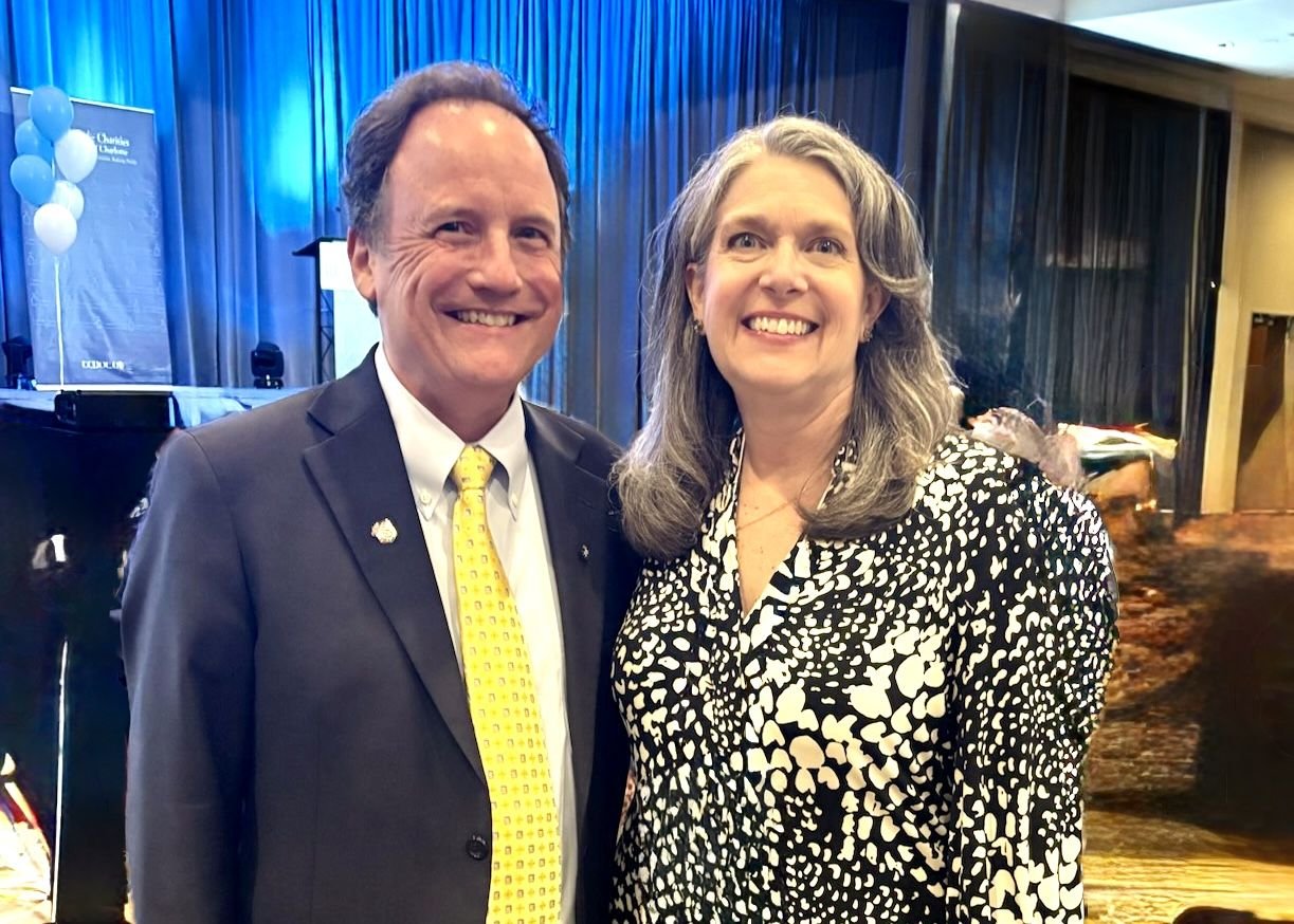 Chris Parker and his wife, Heather